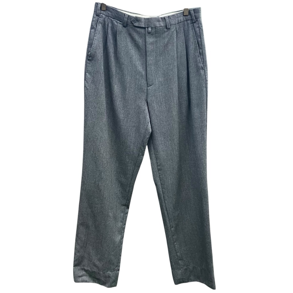 Sartoria Menchetti Italy Gray Dress Trousers Mens 32 Quiet Luxury
